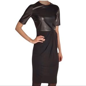 GUCCI Leather Cocktail Dress